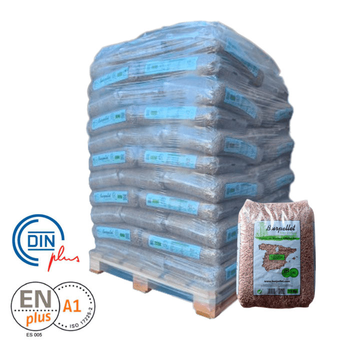 Palete de Pellets Burpellet – 72 Sacos de 15 Kg (1080 Kg)