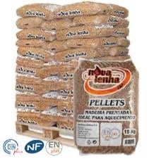 PELLET NOVA LENHA – 77 sacos de 15 kg