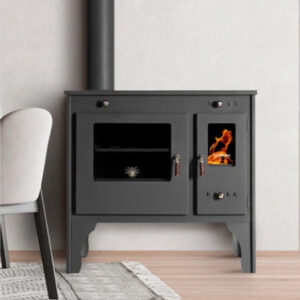 Fogão a lenha Juan Baker Gourmet de 7 kW – Com forno EcoDesign