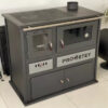 Lareira de encastrar Bronpi Hellas de 11 kW com queimador de lenha